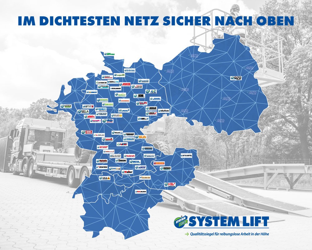 Das Netzwerk der SYSTEM LIFT-Partnerbetriebe